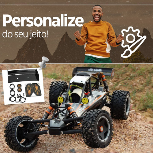 Carro Controle Remoto Com Motor 5b Rofun Baha 32cc Off-road