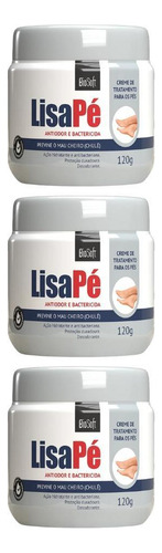 Creme Para Pés Soft Hair Anti-odor 120g - Kit Com 3un