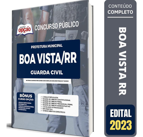 Apostila Prefeitura De Boa Vista Rr - Guarda Civil