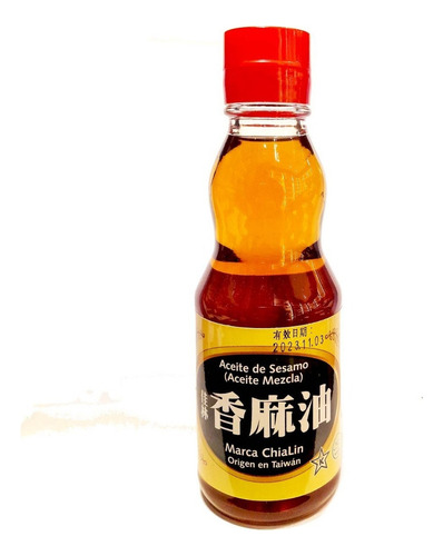 Aceite De Sésamo X 185 Ml Marca: Chainly Origen: Taiwan