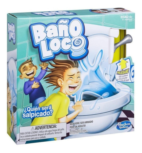 Baño Loco Juego De Mesa Inodoro Original Hasbro C0447 Edu
