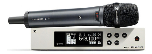 Sistema de microfone sem fio Sennheiser Ew 100 G4-865-s-a1, cor preta