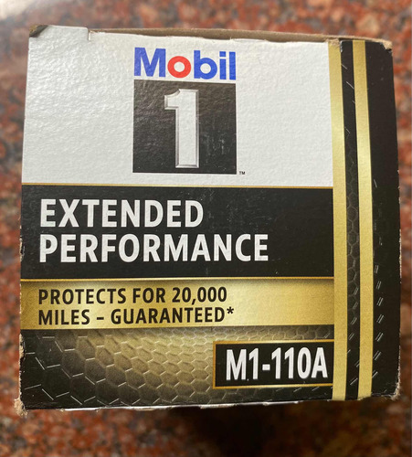 Imagen 1 de 5 de Filtro De Aceite Mobil 1 M1-110a