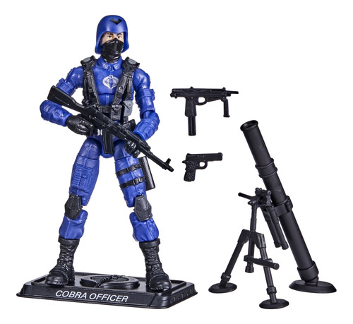 Figura De Acción Coleccionable Gi Joe Retro Cobra Officer Co