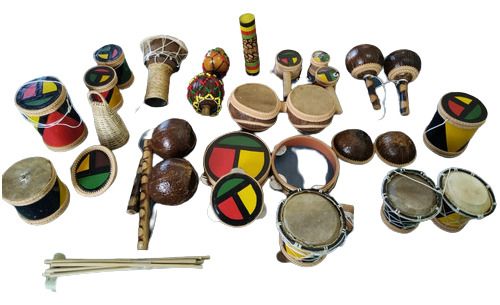 Percussão Bandinha Rítmica Lúdico 22 Instrumentos Infantil
