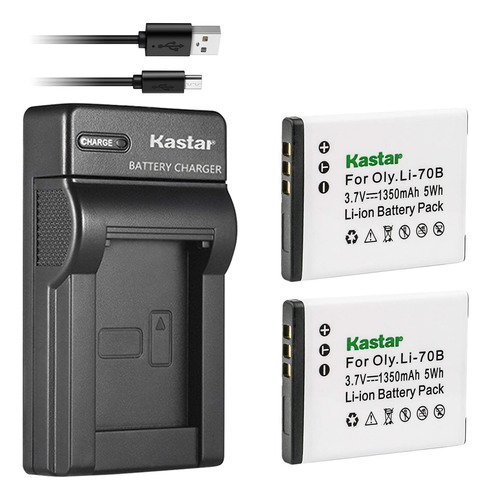 Kastar Dual Cargador, Bateria Para Li-70b Li70b 70b