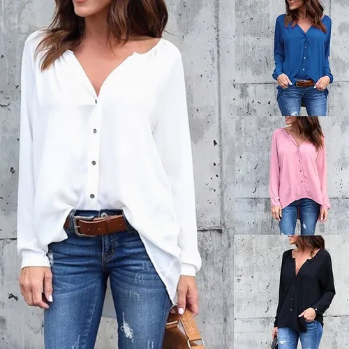 Blusa elegante de chifon sale