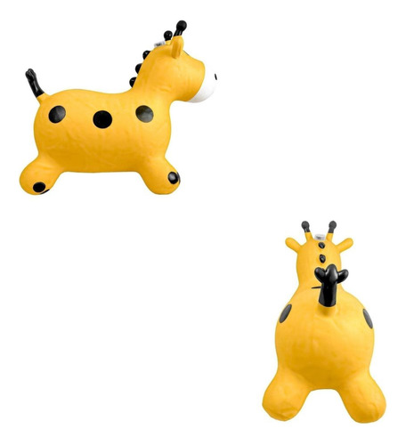 Bee Toys Girafinha Hopper Upa Upa inflável de borracha com som infantil