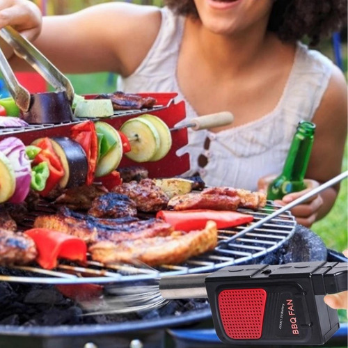 Imagen 7 de 8 de Ventilador Para Parrilla Portátil, Rápido Y Sencillo Oferta