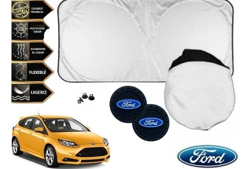 Cubresol Tapasol + 2 P.vasos Ford Focus St 2012 Viejito