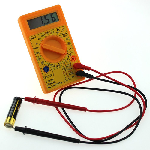 Probador De Voltaje, Multímetro Digital Dt-830d Con Zumbador