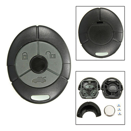 Reemplazo Remoto Inteligente Llavero Fob Case Sin Llave En 3