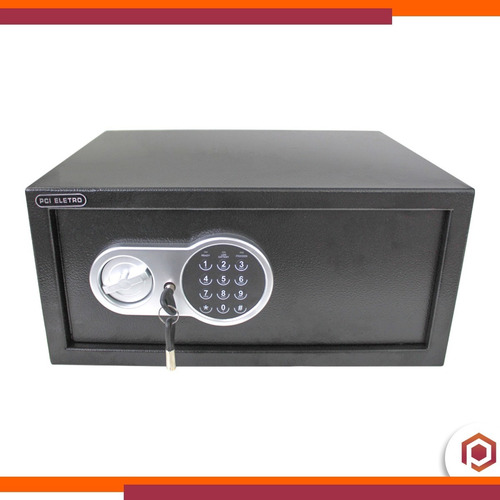 Imagem 2 de 10 de Cofre Eletrônico Digital Notebook 43x33x20 Laptop Residência