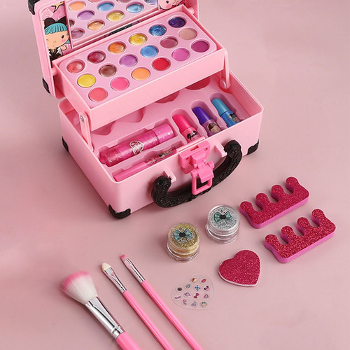 Kit De Maquiagem Infantil E Itens De Beleza Para Crianças