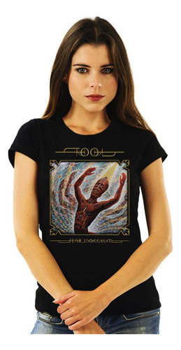 Polera Mujer Tool Fear Inoculum Album Poster Rock Impresión