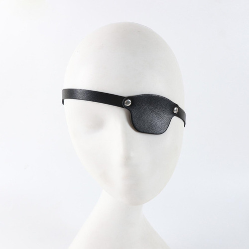 Parche De Ojo Pirata Pu Vintage Ojo Único Ojo Izquierdo