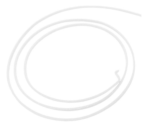 Blanco 4 Metros 3mm Cordon De Gamuza Ideal Choker C:10538 Blanco