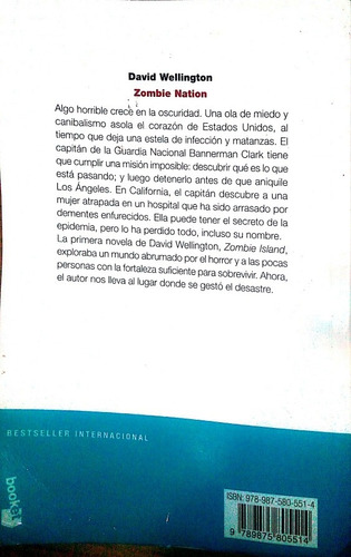 Zombie Nation. David Wellington (Usado)