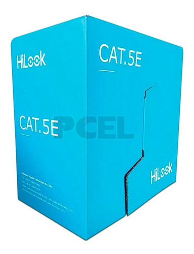 Cable Utp Cat5e Cca Hilook 305m Color Gris Certificado 