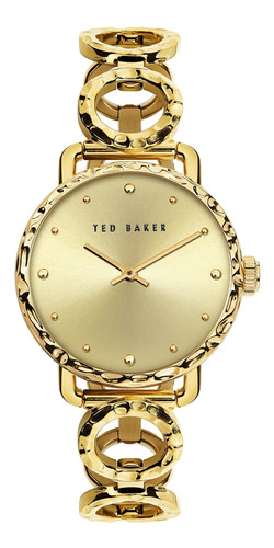 Reloj Mujer Ted Baker Bkpvtf1019i Cuarzo Pulso Dorado En