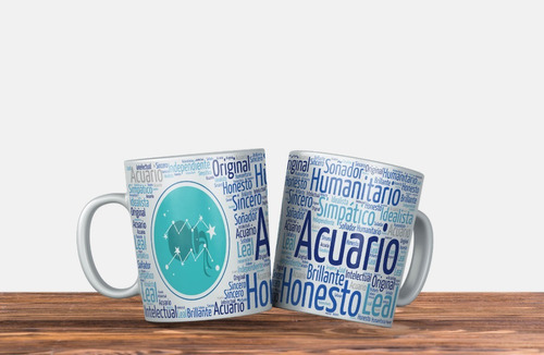 Taza De Cerámica Personalizada Signo Zodiaco Por Mayor X 12