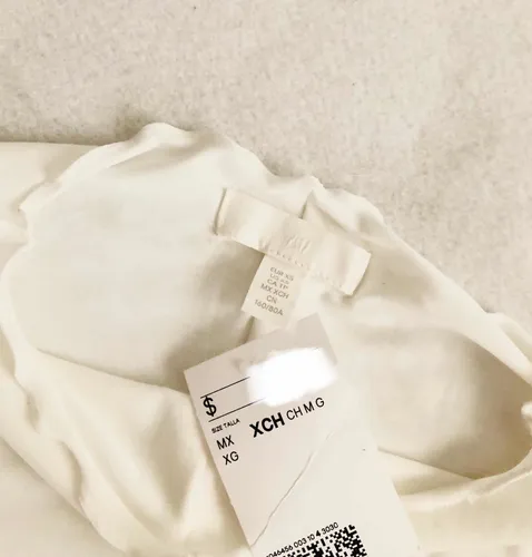 Playera blanca h&m hotsell