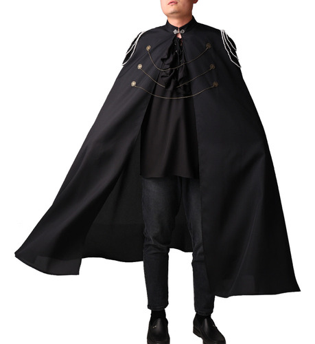 Capa Medieval Gótica Para Hombre Steampunk Halloween Para Mu