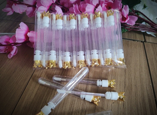 Lembrancinha Escovinha Extensão De Cílios 50 Unidades (5ml) Rosa