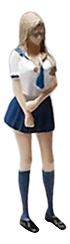 1:64 Figura De Niña Muñeca Escenas En Uniforme De Pie