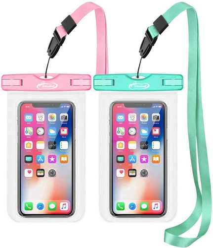 Funda Para iPhone 12/12 Pro Max, Verde/rosa/impermeable