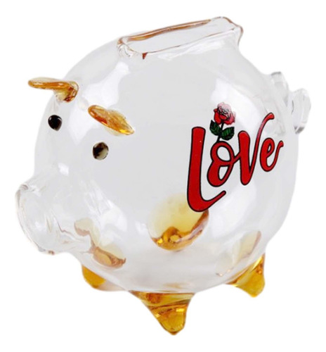 Cofrinho De Vidro, Estatueta De Porco, Mini Lembrança,