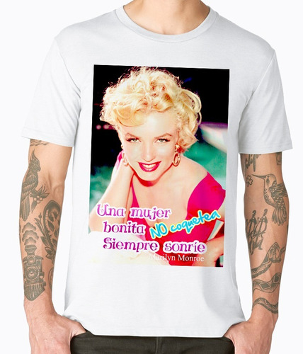 Playeras Cleen Alexer Marilyn Monroe Frases Fabulosas Mod 1