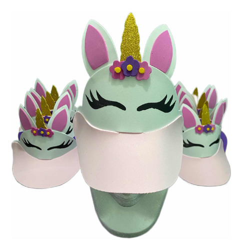 Gorra Unicornio Para Fiesta 12 Pz