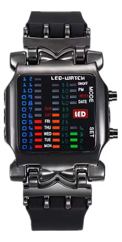 Minilujia Reloj Digital Genial Para Hombre Pantalla Led De