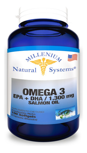 Omega 3 Epa Dha X100 Salmón Oil - Unidad a $56999