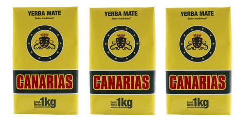 Yerba Canarias Pack X 3 Kg