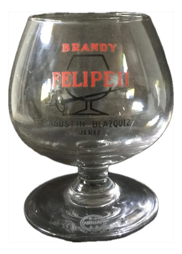 Antigua Copa De Brandy Felipe Ii - La Telleria Sa - España