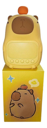 Reloj Despertador Digital Con Lámpara Capibara Kawaii Capibara