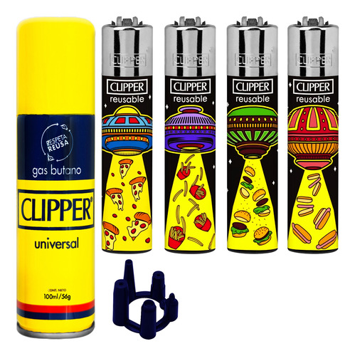 Encendedor Recargable Butano Variado Clipper Colección