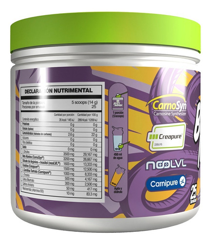 Fsb Black Mamba Carnosyn Carnipure 25 Servicios Sabor SPICY MANGO