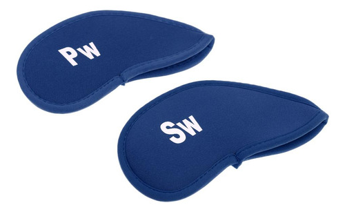 2 X 10 Piezas De Cubiertas Para Palos Para Golf Cabeza Azul