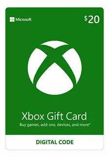 Tarjeta Xbox Gift Card 20 Usd