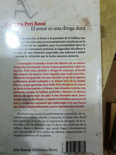 Libro:el Amor Es Una Droga Dura-cristina Peri Rossi