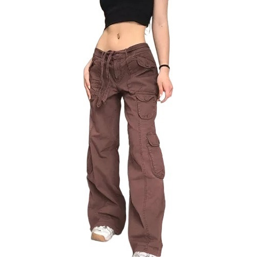 Pantalones De Mezclilla Mujer Cargo Pants Para Dama Jean [u]