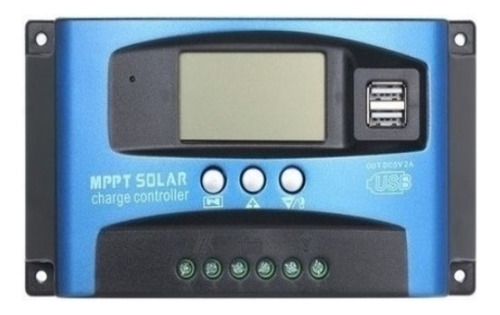 Dual Usb 100a Mppt Controller For Solar Panel With Displa