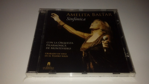 Amelita Baltar - Sinfónica (cd Nuevo, Sellado) Promo