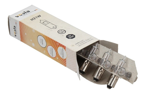 Imagen 1 de 4 de Lampara Incandescente Livianos H21w 24v 21w (bay9s) Universa