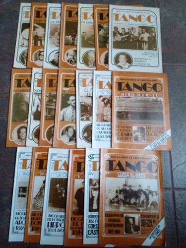 Fascículo Tango Un Siglo De Historia Revista Por Unidad 