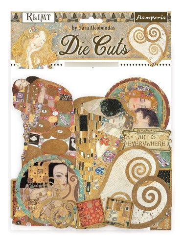 Set De Troquelados - Die Cuts - Klimt - Stamperia