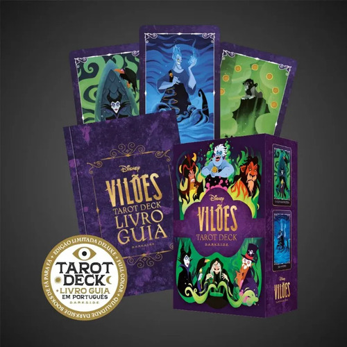 Tarot Vilões Da Disney, De Minerva Siegel., Vol. 1. Editorial Darkside, Capa Mole, Edição 1 Em Português, 2025
